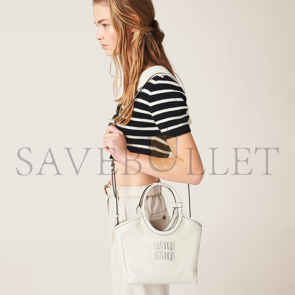 M1v M1v ivy leather handbag 5ba284 (23.5*22*12cm)